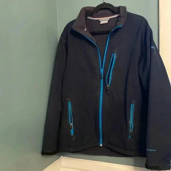 Columbia Other - Columbia men’s navy blue jacket - large - zip pockets - no hood